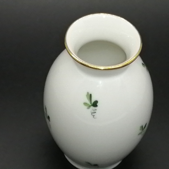 SOLD.           VTG. Augarten Wien Austria Bud Vase St. Patrick's - Picture 11 of 12